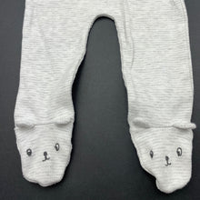 Load image into Gallery viewer, unisex Sprout, grey footed leggings / bottoms, elasticated, GUC, size 000,  