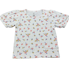 Load image into Gallery viewer, Girls KID, floral lightweight short sleeve top, GUC, size 5,  