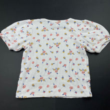 Load image into Gallery viewer, Girls KID, floral lightweight short sleeve top, GUC, size 5,  