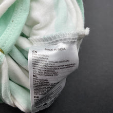 Load image into Gallery viewer, Girls Tumble &#39;n Dry, striped stretchy romper, EUC, size 0,  