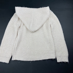 Girls Anko, chunky knit hoodie sweater, GUC, size 6,  