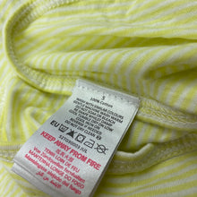 Load image into Gallery viewer, Girls Pumpkin Patch, yellow stripe lightweight cotton summer playsuit, EUC, size 5,  