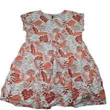 Load image into Gallery viewer, Girls Target, floral viscose / linen dress, GUC, size 8, L: 65cm