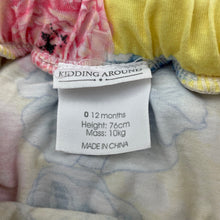 Load image into Gallery viewer, Girls Kidding Around, yellow floral ruffle bloomers / skirt, GUC, size 0,  