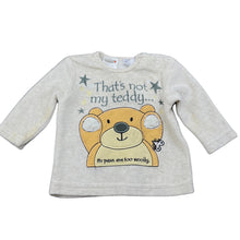 Load image into Gallery viewer, unisex That's Not My, velour long sleeve top, discolouration, FUC, size 00,  