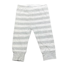 Load image into Gallery viewer, unisex Target, grey stripe leggings / bottoms, GUC, size 00,  