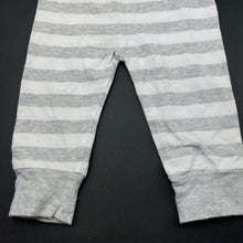 Load image into Gallery viewer, unisex Target, grey stripe leggings / bottoms, GUC, size 00,  