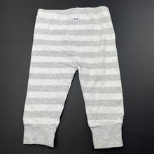 Load image into Gallery viewer, unisex Target, grey stripe leggings / bottoms, GUC, size 00,  