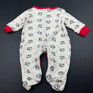 unisex Lily & Jack, cotton coverall / romper, FUC, size 000,  