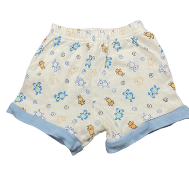 Boys cotton, shorts, elasticated, GUC, size 000-00,  