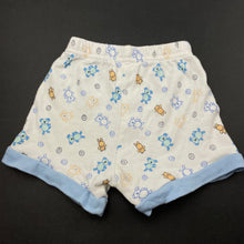 Load image into Gallery viewer, Boys cotton, shorts, elasticated, GUC, size 000-00,  