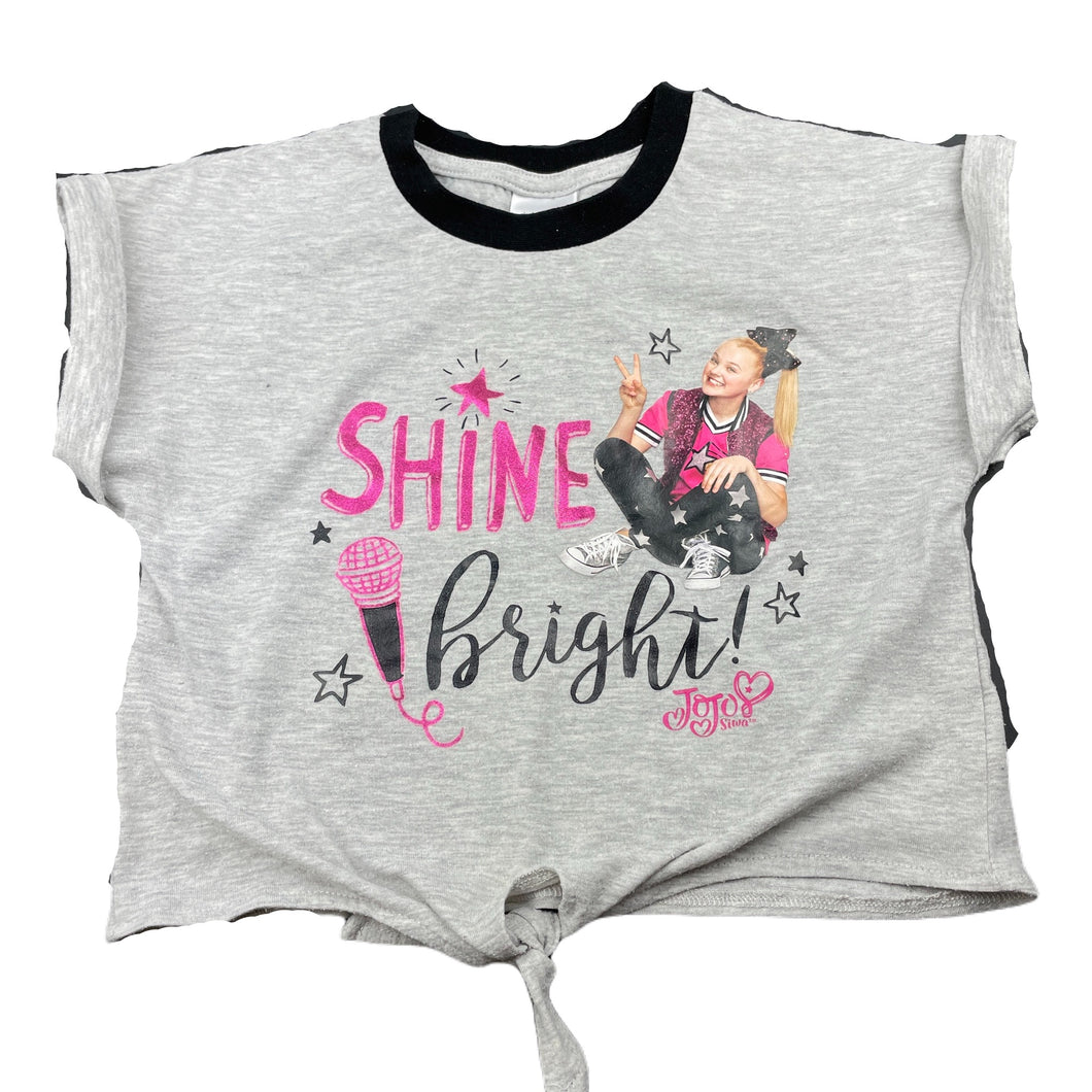 Girls Nickelodeon, JoJo Siwa tie front top, FUC, size 7,  