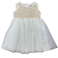 Load image into Gallery viewer, Girls Bardot Junior, lined tulle &amp; sequin party dress, EUC, size 00, L: 38cm