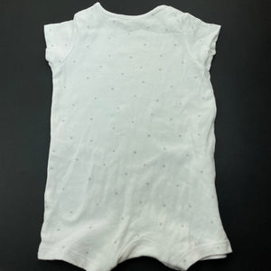 unisex Next, soft cotton romper, GUC, size 000,  