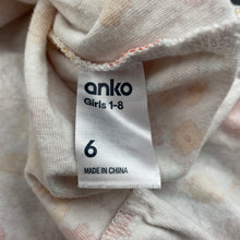 Load image into Gallery viewer, Girls Anko, floral cotton casual long sleeve dress, EUC, size 6, L: 51cm at front