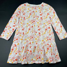 Load image into Gallery viewer, Girls Anko, floral cotton casual long sleeve dress, EUC, size 6, L: 51cm at front