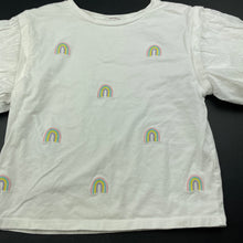 Load image into Gallery viewer, Girls Milkshake, embroidered cotton tp, no size, armpit to armpit: 35cm, GUC, size 5-7,  