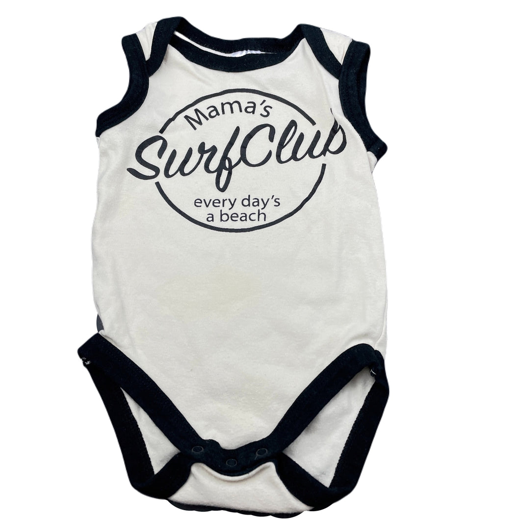 unisex Baby Berry, cotton bodysuit / romper, GUC, size 0,  