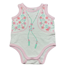 Load image into Gallery viewer, Girls Tiny Little Wonders, cotton singletsuit / romper, FUC, size 00,  