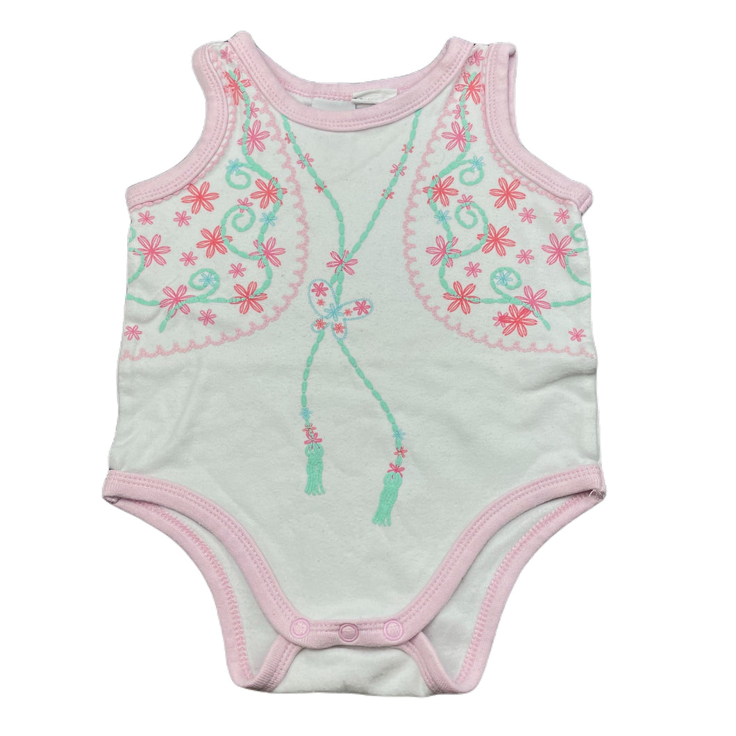Girls Tiny Little Wonders, cotton singletsuit / romper, FUC, size 00,  