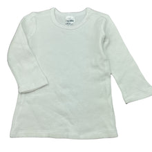 Load image into Gallery viewer, unisex Anko, white waffle cotton long sleeve top, GUC, size 0,  