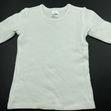 Load image into Gallery viewer, unisex Anko, white waffle cotton long sleeve top, GUC, size 0,  