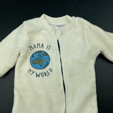 Load image into Gallery viewer, unisex Baby Berry, soft fleece zip coverall / romper, FUC, size 1,  