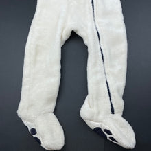 Load image into Gallery viewer, unisex Baby Berry, soft fleece zip coverall / romper, FUC, size 1,  