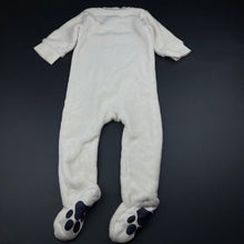 Load image into Gallery viewer, unisex Baby Berry, soft fleece zip coverall / romper, FUC, size 1,  