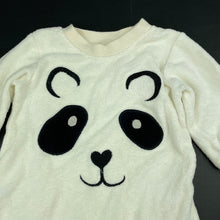 Load image into Gallery viewer, unisex Baby Berry, terry cotton romper, panda, FUC, size 1,  