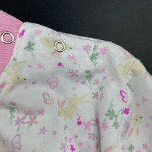 Load image into Gallery viewer, Girls Baby Berry, lightweight sweater / jumper, rabbits, FUC, size 0,  