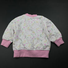 Load image into Gallery viewer, Girls Baby Berry, lightweight sweater / jumper, rabbits, FUC, size 0,  