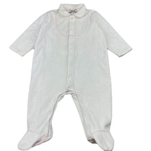 Load image into Gallery viewer, Girls white, velour coverall / romper, FUC, size 0,  