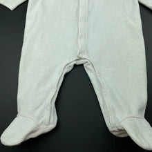 Load image into Gallery viewer, Girls white, velour coverall / romper, FUC, size 0,  
