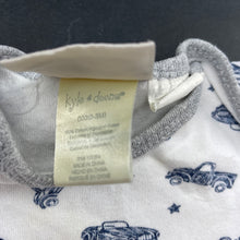 Load image into Gallery viewer, Boys Kyle &amp; Deena, cotton bodysuit / romper, cars, FUC, size 000,  