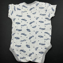 Load image into Gallery viewer, Boys Kyle &amp; Deena, cotton bodysuit / romper, cars, FUC, size 000,  
