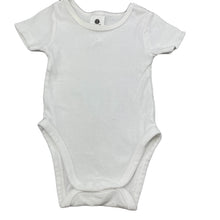 Load image into Gallery viewer, unisex Dymples, white cotton bodysuit / romper, FUC, size 000,  