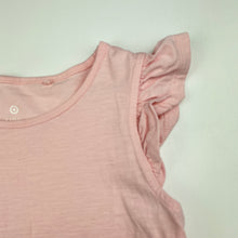 Load image into Gallery viewer, Girls Target, pink organic cotton t-shirt / top, light mark on back, FUC, size 6,  