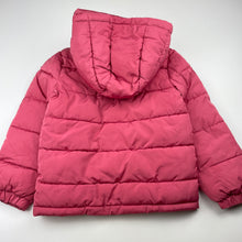 Load image into Gallery viewer, Girls Anko, pink puffer jacket / coat, L: 44cm, EUC, size 6,  
