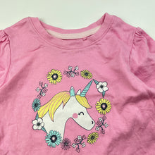 Load image into Gallery viewer, Girls Target, cotton long sleeve t-shirt / top, unicorn, FUC, size 1,  