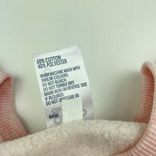 Load image into Gallery viewer, Girls Anko, pink marle fleece lined sweater / jumper, EUC, size 8,  