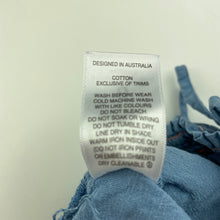 Load image into Gallery viewer, Girls Piping Hot, blue cotton shorts, elasticated, GUC, size 6,  