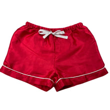 Load image into Gallery viewer, Girls B&amp;L, red Christmas pyjama shorts, GUC, size 5,  