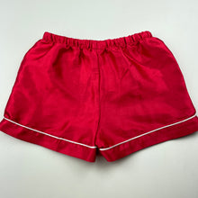 Load image into Gallery viewer, Girls B&amp;L, red Christmas pyjama shorts, GUC, size 5,  