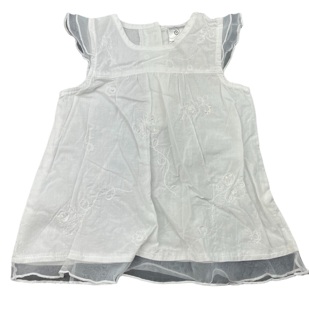 Girls Target, embroidered lightweight cotton top, FUC, size 00,  