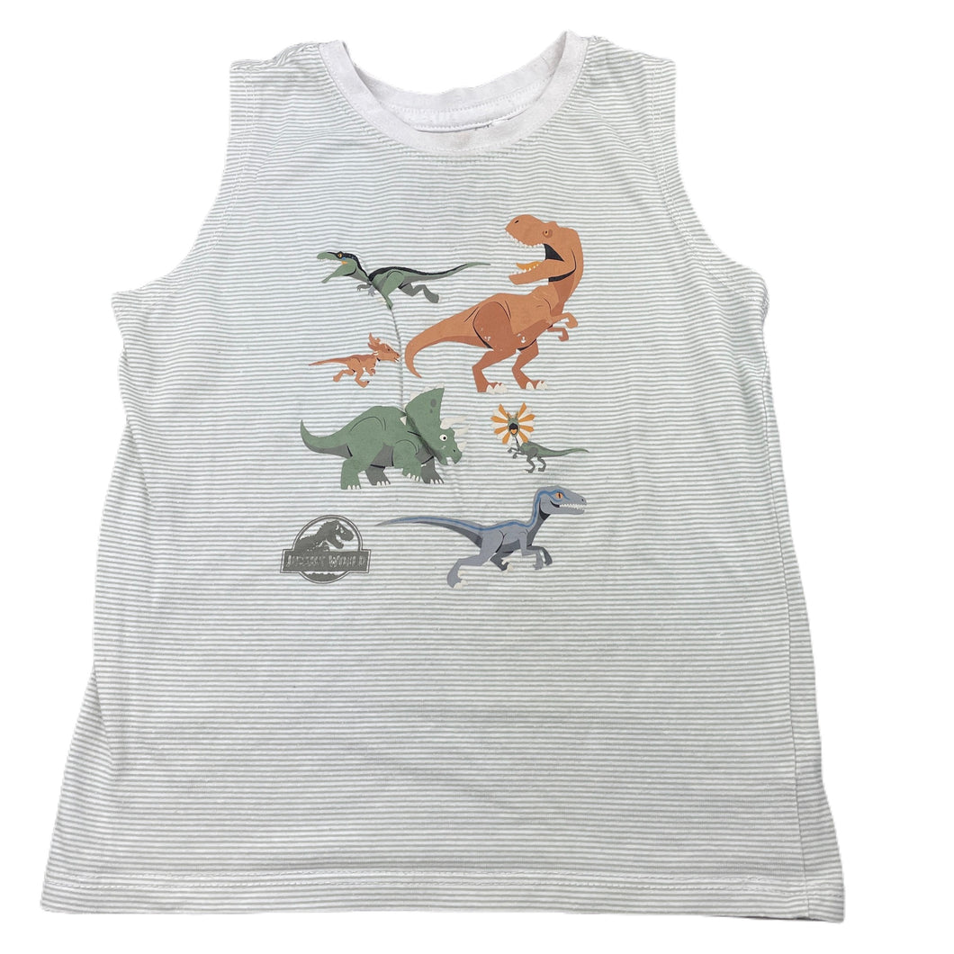 Boys Jurassic World, singlet / tank top, dinosaurs, FUC, size 3,  