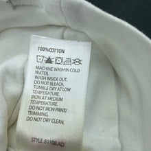Load image into Gallery viewer, unisex Three Little Sheep, white cotton hat / beanie, EUC, size 000-00,  