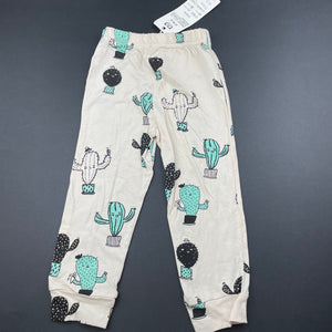 unisex GEMBABY, lightweight cotton leggings / bottoms, elasticated, NEW, size 2,  