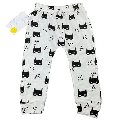 unisex Milk Threads, black & white leggings / bottoms, elasticated, NEW, size 00,  