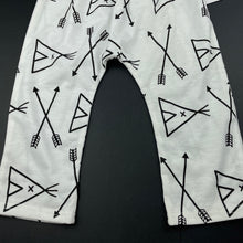 Load image into Gallery viewer, unisex Milk Threads, lightweight leggings / bottoms, teepees, NEW, size 1,  